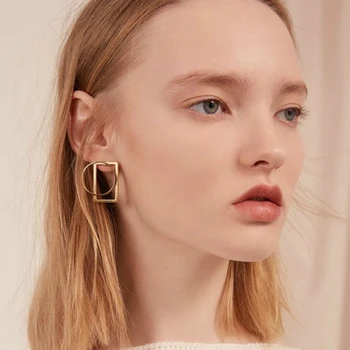 New Earings Fashion Jewelry Fashionable Simple Round Square Geometric Ear Stud Earrings Earrings For Women Wholesale
New Earings Fashion Jewelry Fashionable Simple Round Square Geometric Ear Stud Earrings Earrings For Women Wholesale