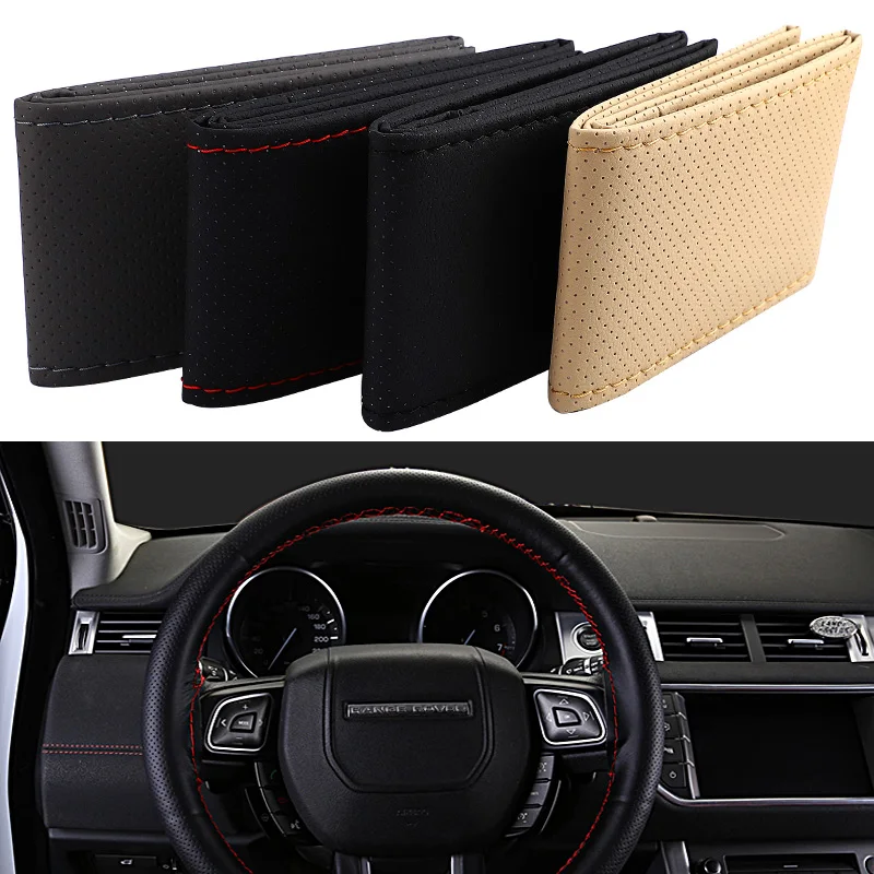 DIY Car Steering Wheel Covers with Needles and Thread Artificial Leather Diameter 38cm Auto Car Interior Styling Accessories
DIY Car Steering Wheel Covers with Needles and Thread Artificial Leather Diameter 38cm Auto Car Interior Styling Accessories