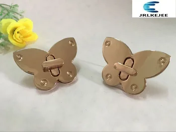 (5 pieces / lot) Bright golden butterfly lock handbag twist lock/hardware lock accessories DIY manual bag gold twist lock
(5 pieces / lot) Bright golden butterfly lock handbag twist lock/hardware lock accessories DIY manual bag gold twist lock