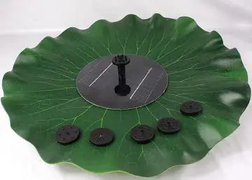 200L/H Lift 90CM Simulation Lotus Leaf Fountain 8V 1.6W DC Brushless Motor Solar Pump Pond Fountain with Solar Panel
200L/H Lift 90CM Simulation Lotus Leaf Fountain 8V 1.6W DC Brushless Motor Solar Pump Pond Fountain with Solar Panel