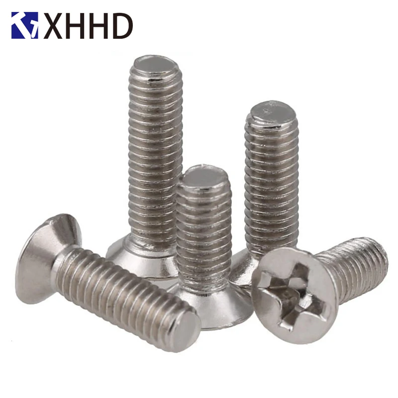 304 Stainless Steel Phillips Flat Head Machine Screw Metric Threaded Countersunk Cross Recessed Bolt M4 M5
304 Stainless Steel Phillips Flat Head Machine Screw Metric Threaded Countersunk Cross Recessed Bolt M4 M5