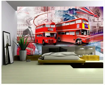 3d customized wallpaper Home Decoration The streets of London red bus backdrop wall mural photo wallpaper
3d customized wallpaper Home Decoration The streets of London red bus backdrop wall mural photo wallpaper