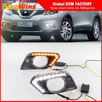 For Nissan X-trail Xtrail T32 2014 2015 2016,Yellow Signal Function Waterproof 12V Car DRL LED Daytime Running Light Lampever
For Nissan X-trail Xtrail T32 2014 2015 2016,Yellow Signal Function Waterproof 12V Car DRL LED Daytime Running Light Lampever