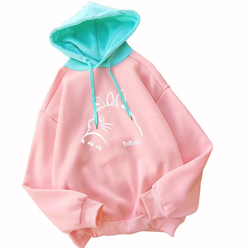 Women Harajuku Hoodies Kawaii Cartoon Totoro Sweatshirt Korean Clothes Streetwear Fashion Sweatshirt Fleece Autumn Winter Coat
Women Harajuku Hoodies Kawaii Cartoon Totoro Sweatshirt Korean Clothes Streetwear Fashion Sweatshirt Fleece Autumn Winter Coat