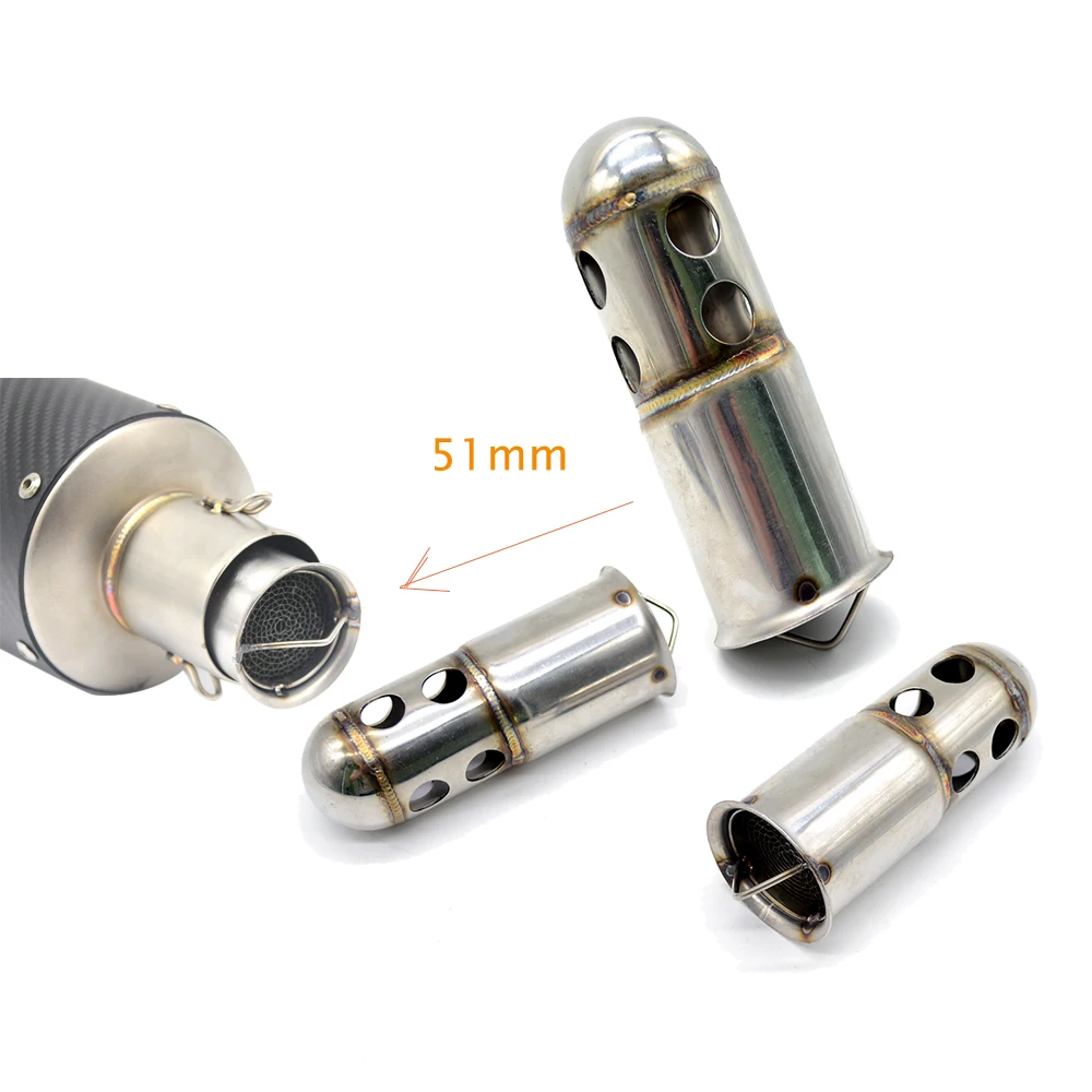 Motorcycle 51mm Exhaust Pipe DB Killer Silencer Noise Sound Eliminator Motorbike Exhaust Muffler DB Killer For Yamaha Suzuki KTM
Motorcycle 51mm Exhaust Pipe DB Killer Silencer Noise Sound Eliminator Motorbike Exhaust Muffler DB Killer For Yamaha Suzuki KTM
