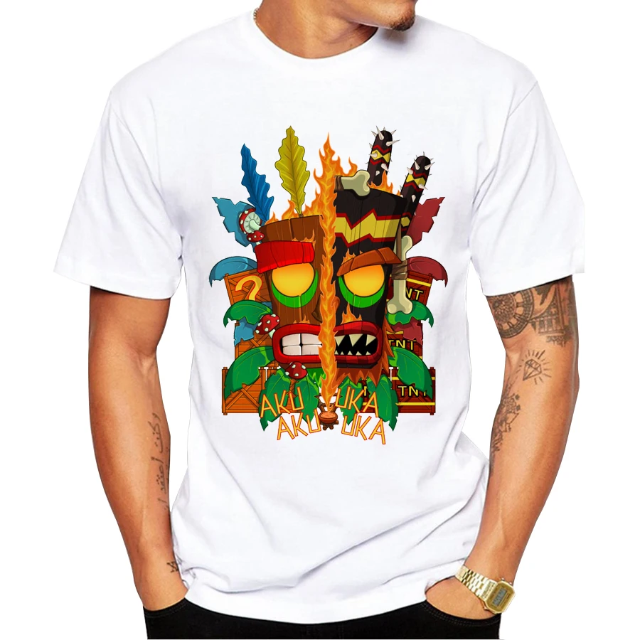 2018 Men Summer Tiki T-Shirt Creative Wood Skull Printed Men's Tops Short Sleeve Casual T Shirts
2018 Men Summer Tiki T-Shirt Creative Wood Skull Printed Men's Tops Short Sleeve Casual T Shirts