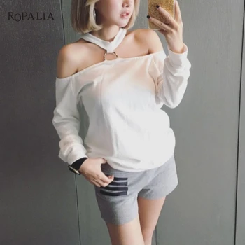 Spring Off Shoulder Women Sweatshirts Ring Hanging Neck Halter Tops Sexy Strapless Oversize Sweatshirts Long Sleeve Pullovers
Spring Off Shoulder Women Sweatshirts Ring Hanging Neck Halter Tops Sexy Strapless Oversize Sweatshirts Long Sleeve Pullovers