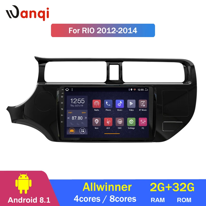 Perfect 2G RAM 32G ROM 9 inch android 8.1 car dvd player For KIA rio K3 2012-2016 audio radio multimedia gps navigation 2