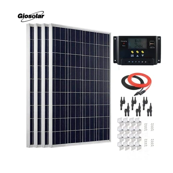 400 Watt 12 Volt High Efficiency Polycrystalline Solar Panel with 30A LCD Solar Charge Controller for Motorhome, Caravan
400 Watt 12 Volt High Efficiency Polycrystalline Solar Panel with 30A LCD Solar Charge Controller for Motorhome, Caravan