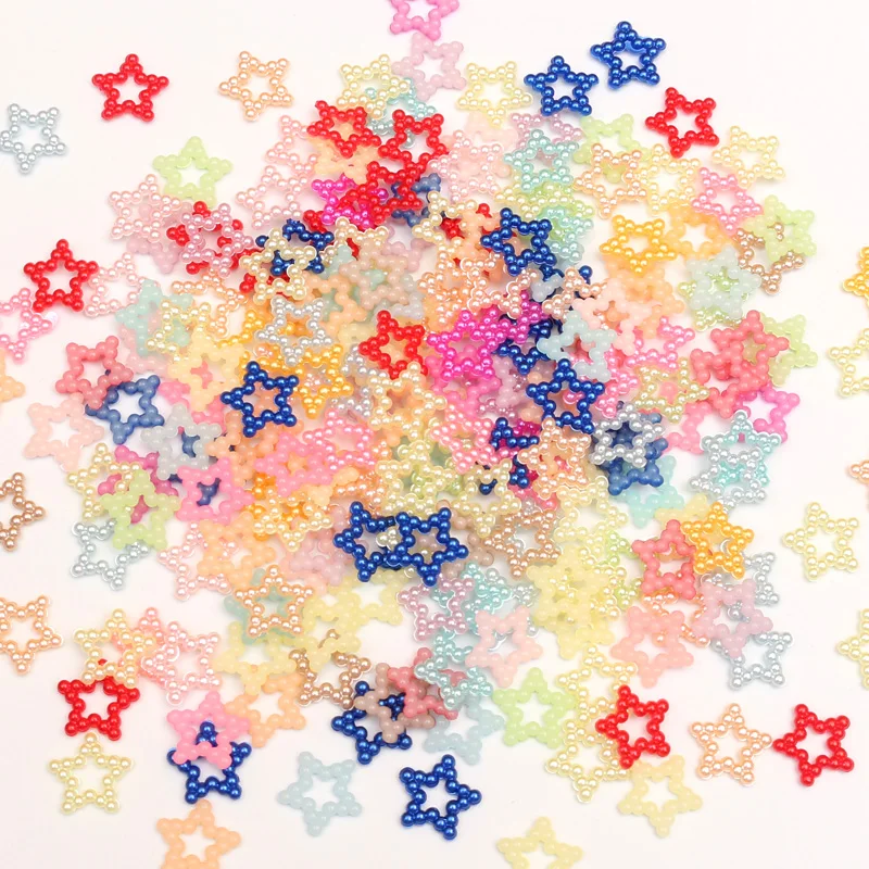 200Pcs Mixed Color Star Craft ABS Resin Flatback Half Round Pearls Flatback Cabochon Beads Jewelry DIY Scrapbooking Decoration
200Pcs Mixed Color Star Craft ABS Resin Flatback Half Round Pearls Flatback Cabochon Beads Jewelry DIY Scrapbooking Decoration