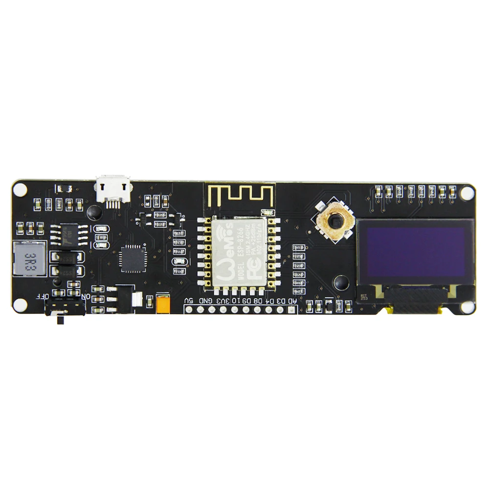 ESP8266 Extended Temperature and Humidity Development Board with 0.96 OLED
ESP8266 Extended Temperature and Humidity Development Board with 0.96 OLED