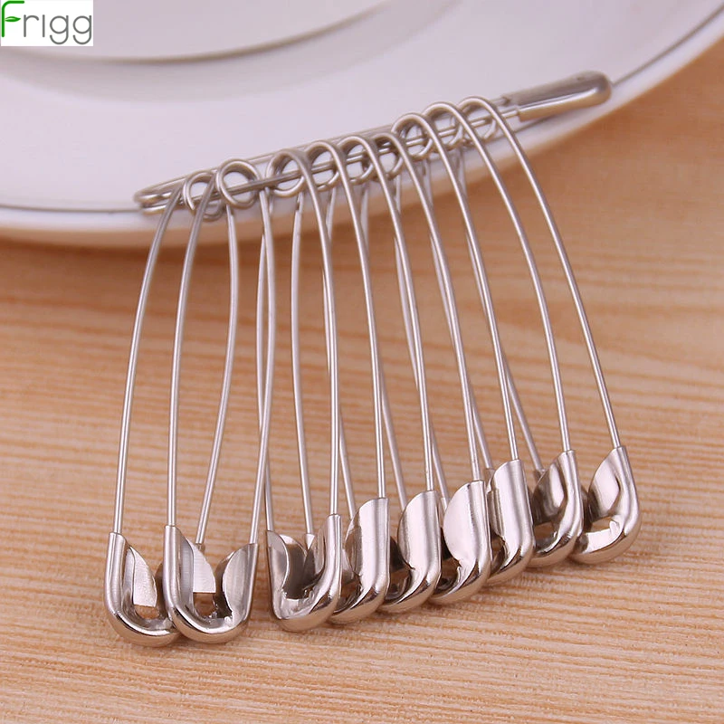 Frigg 100pcs Silver Tone Safety Pins DIY Sewing Tools Accessory Stainless Steel Needles Safety Pin Brooch Apparel Accessories
Frigg 100pcs Silver Tone Safety Pins DIY Sewing Tools Accessory Stainless Steel Needles Safety Pin Brooch Apparel Accessories