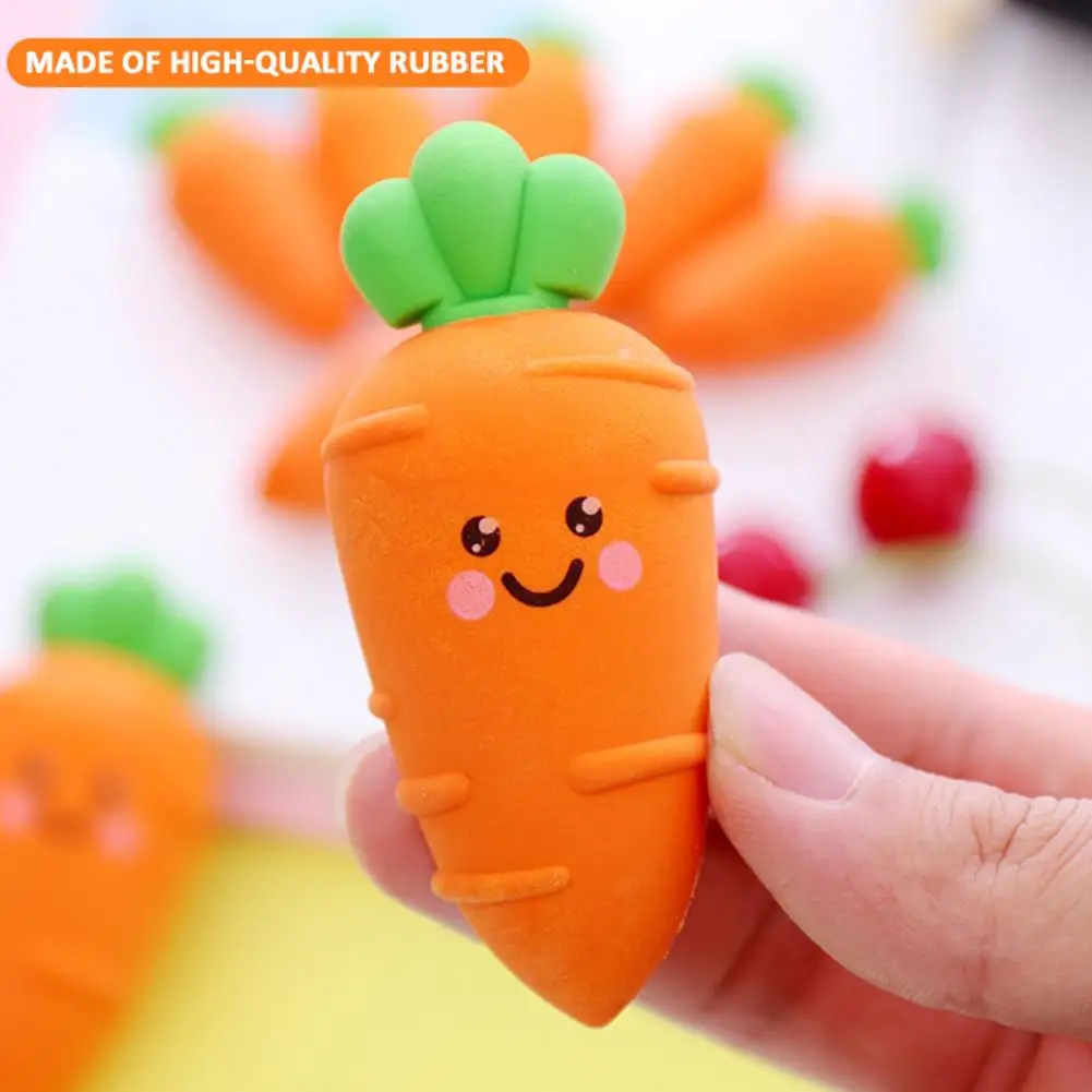 Mini Carrot Eraser Cute Cartoon Rubber Eraser Children Innovative Kawaii Stationery School Office Correction Supplies For Kid
Mini Carrot Eraser Cute Cartoon Rubber Eraser Children Innovative Kawaii Stationery School Office Correction Supplies For Kid