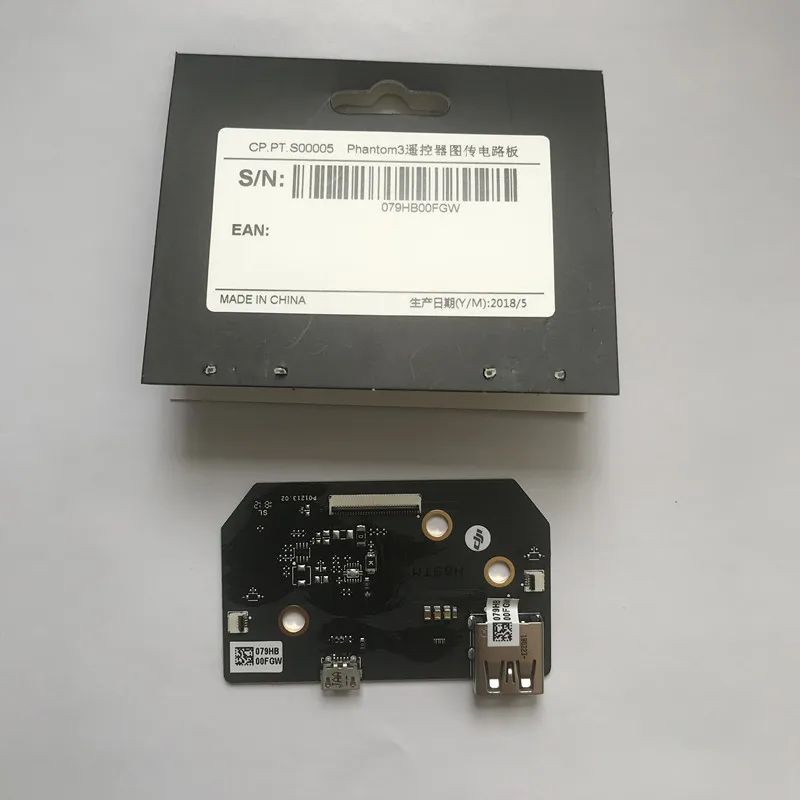 Original DJI Phantom 3 Adv/Pro Remote Transmitter Circuit Board Repair Parts Brand New
Original DJI Phantom 3 Adv/Pro Remote Transmitter Circuit Board Repair Parts Brand New