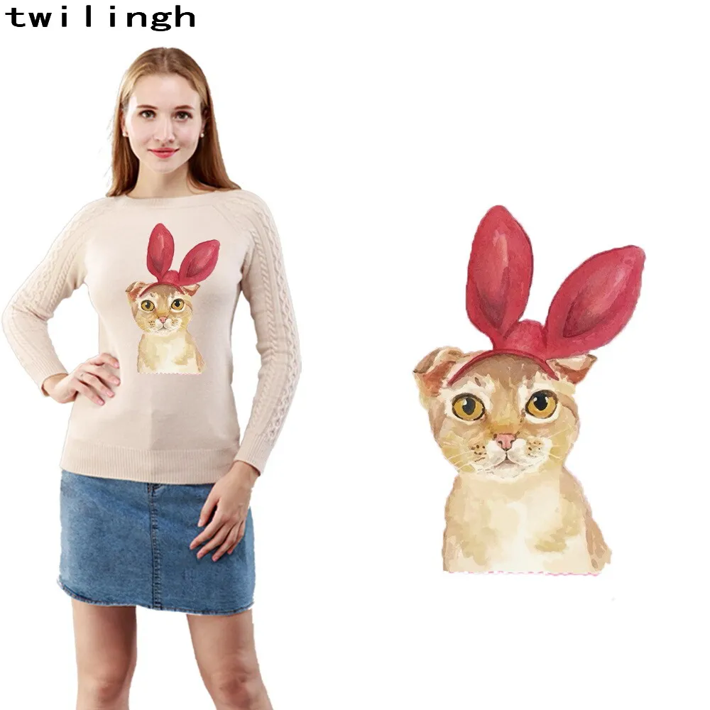 new design 3D printed iron transfer patches lovely rabbit character style washable sticker for cloth accessory fashion patch
new design 3D printed iron transfer patches lovely rabbit character style washable sticker for cloth accessory fashion patch