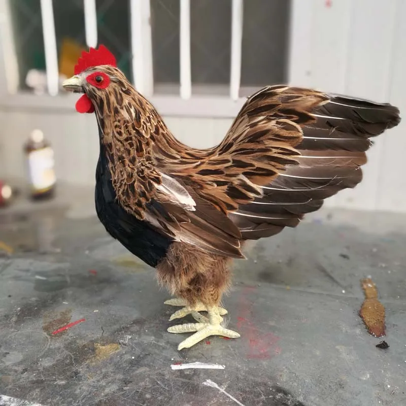 big simulation brown cock model plastic&furs real life chicken gift about 41x40cm xf2047
big simulation brown cock model plastic&furs real life chicken gift about 41x40cm xf2047