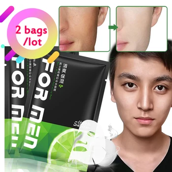 2 pcs Skin Care Men's Mint Cyan Lemon Hydrarting Facial Mask Moisturizing Oil Control Acne remover Natural Essence Face Care
2 pcs Skin Care Men's Mint Cyan Lemon Hydrarting Facial Mask Moisturizing Oil Control Acne remover Natural Essence Face Care