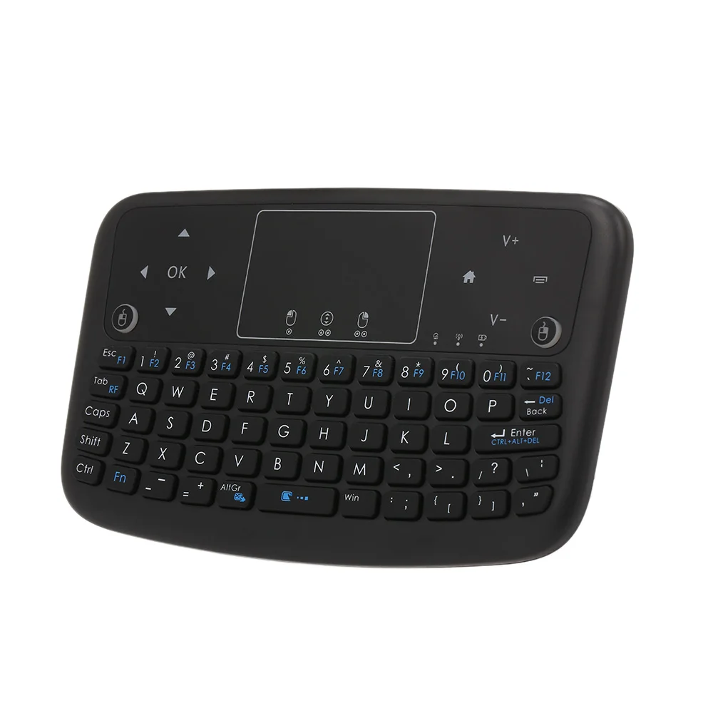 Remote controller Mini Wireless Keyboard 2.4GHz Air Mouse Touchpad Keyboard for Android TV BOX Smart TV PC Notebook
Remote controller Mini Wireless Keyboard 2.4GHz Air Mouse Touchpad Keyboard for Android TV BOX Smart TV PC Notebook