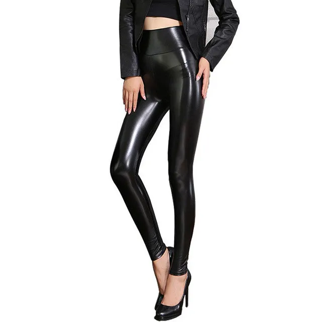 Fall Winter Women's Fleece Black Leather Pants Female PU Leggings Slim Skinny High Waist PU Leggings Plus Trousers For Women
Fall Winter Women's Fleece Black Leather Pants Female PU Leggings Slim Skinny High Waist PU Leggings Plus Trousers For Women