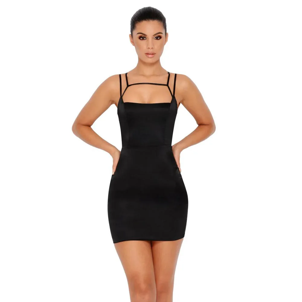 run the show cut out satin mini dress in red