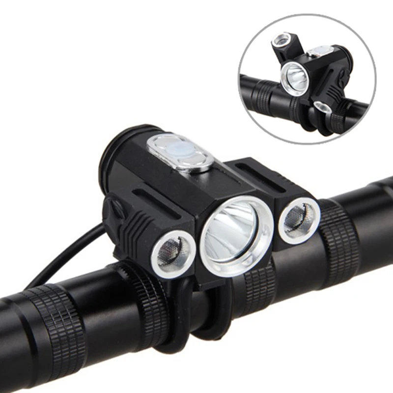 Bike Flashlight 10000LM 3x XML T6 LED Adjust Angle Front Bicycle Light Ultra Fire head Light Bike Lamp Back Tail Light
Bike Flashlight 10000LM 3x XML T6 LED Adjust Angle Front Bicycle Light Ultra Fire head Light Bike Lamp Back Tail Light