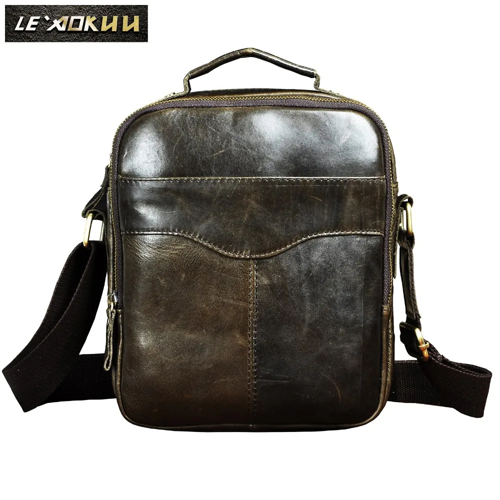 Original Leather Male Design Casual Vintage Messenger Crossbody Shoulder bag Fashion Male Satchel Mochila Tablets Tote bag 2005 
Original Leather Male Design Casual Vintage Messenger Crossbody Shoulder bag Fashion Male Satchel Mochila Tablets Tote bag 2005