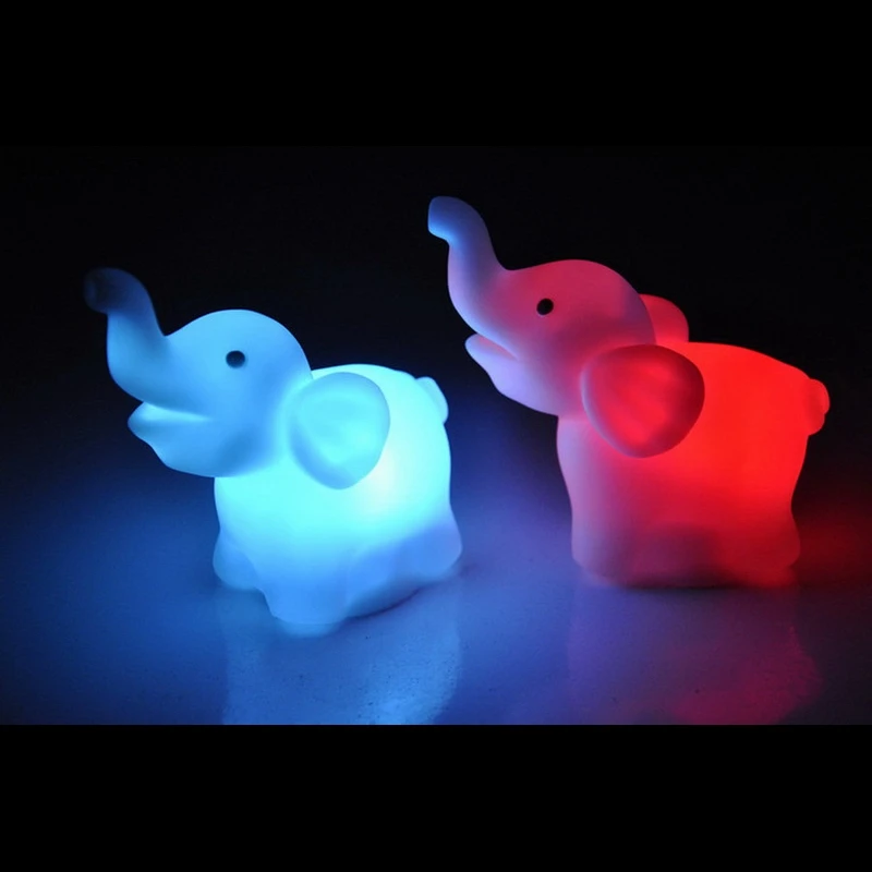 IVYSHION Freeship 1PC Elephant LED Lamp Color Changing LED Night Light Lamp Wedding Party Decorating Holiday Lighting Gift
IVYSHION Freeship 1PC Elephant LED Lamp Color Changing LED Night Light Lamp Wedding Party Decorating Holiday Lighting Gift