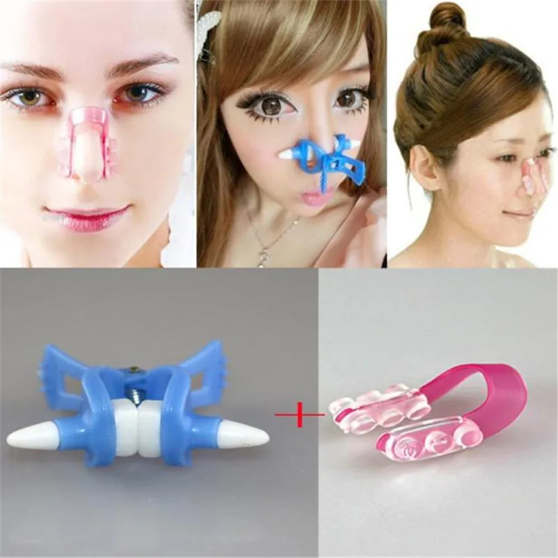 2PC Magic Nose Shaping Shaper Lifting Bridge Straightening Face Lift Nose Up Clip Facial Clipper Beauty Tool BULE+RED
2PC Magic Nose Shaping Shaper Lifting Bridge Straightening Face Lift Nose Up Clip Facial Clipper Beauty Tool BULE+RED