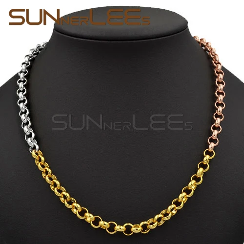 6mm Fashion Mens Womens Jewelry Rolo Link Chain Yellow Rose White Gold Color Necklace C10 YRWN
6mm Fashion Mens Womens Jewelry Rolo Link Chain Yellow Rose White Gold Color Necklace C10 YRWN