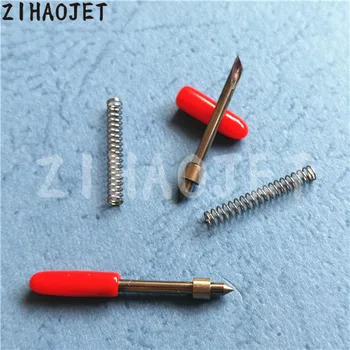 Free shipping 10pcs Mutoh cutter plotter blade for SC-1000 / SC-1300 / SC-650E cutting blade wih spring 45 degree
Free shipping 10pcs Mutoh cutter plotter blade for SC-1000 / SC-1300 / SC-650E cutting blade wih spring 45 degree