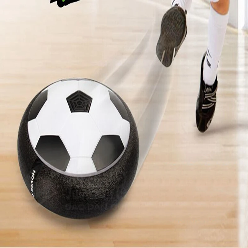 Image Toy Balls Gadget Toys Air Power Soccer Disk Game LED Electric Suspension Pneumatic Floating Football Toy for Children Kids Gift