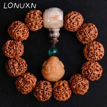 20MM Walnut Vajra Bodhi Nepal Tibetan Prayer Beads wooden Bracelets Women Men Jewelry natural wood Buddhist rosewood Mala Buddha
20MM Walnut Vajra Bodhi Nepal Tibetan Prayer Beads wooden Bracelets Women Men Jewelry natural wood Buddhist rosewood Mala Buddha