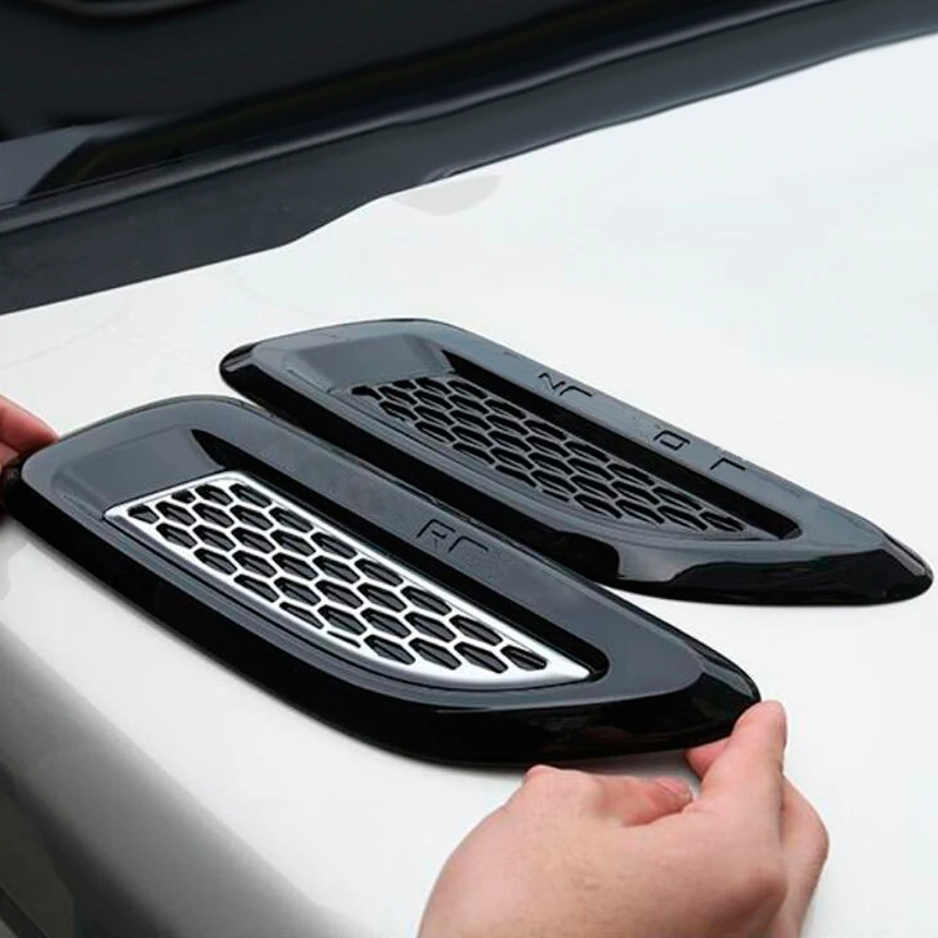 Engine hood decorative shark gills intake vents grille cover sticker trim for land rover freelander 2 freelander2 Accessories
Engine hood decorative shark gills intake vents grille cover sticker trim for land rover freelander 2 freelander2 Accessories