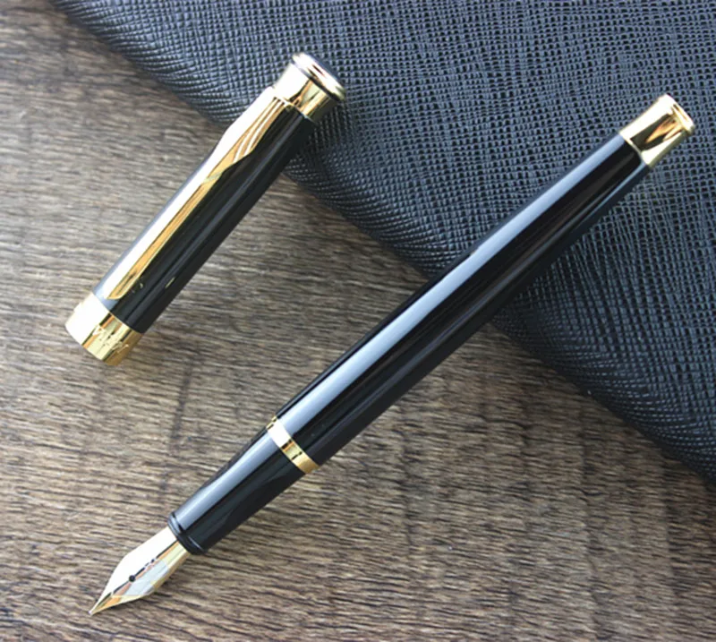 HOT! 209 Black And Golden 0.38 Nib Fountain Pen Thick For Student Study Writing Gifts Decorations Office Supplie
HOT! 209 Black And Golden 0.38 Nib Fountain Pen Thick For Student Study Writing Gifts Decorations Office Supplie