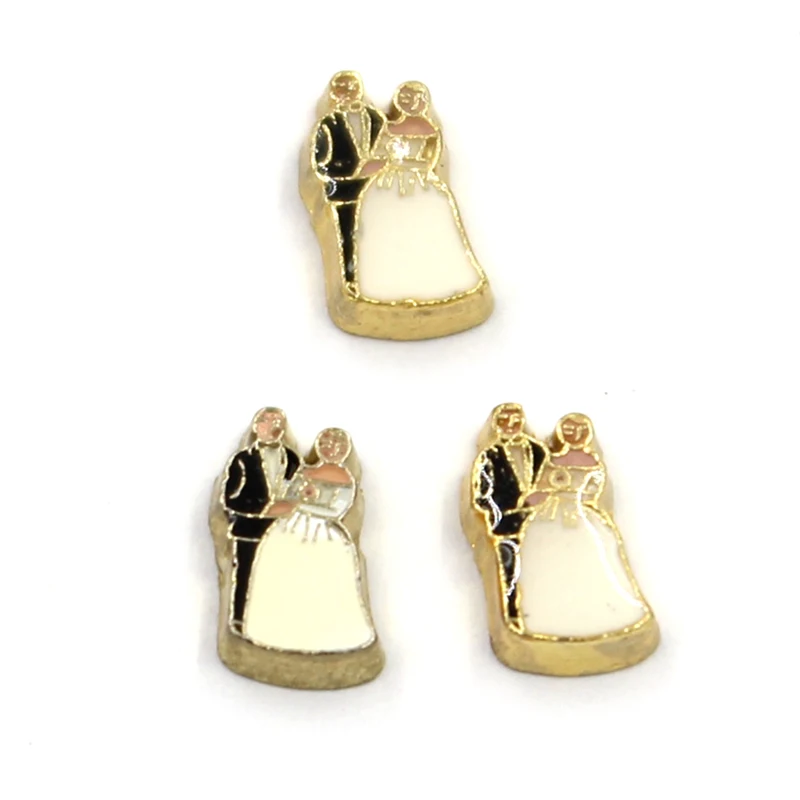20pcs/lot DIY Fashion Floating Alloy Enamel Bride And Groom Wedding Charm For Living Memory Locket
20pcs/lot DIY Fashion Floating Alloy Enamel Bride And Groom Wedding Charm For Living Memory Locket