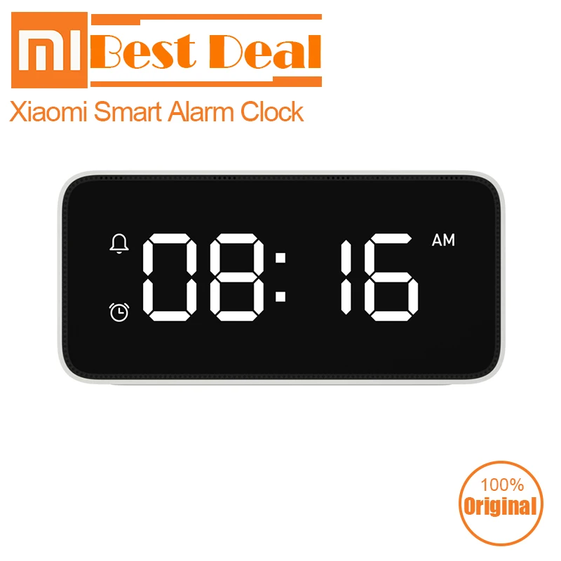 Xiaomi Mijia Xiaoai Smart Alarm Clock Voice Broadcast Clock Gateway Table Desktop Clocks Automatic Time Calibration Mi Home App
Xiaomi Mijia Xiaoai Smart Alarm Clock Voice Broadcast Clock Gateway Table Desktop Clocks Automatic Time Calibration Mi Home App