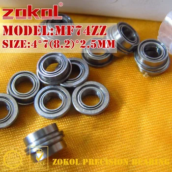 ZOKOL MF74 ZZ bearing MF74ZZ Flange bearing MF74-ZZ Deep Groove ball bearing 4*7(8.2)*2.5mm
ZOKOL MF74 ZZ bearing MF74ZZ Flange bearing MF74-ZZ Deep Groove ball bearing 4*7(8.2)*2.5mm