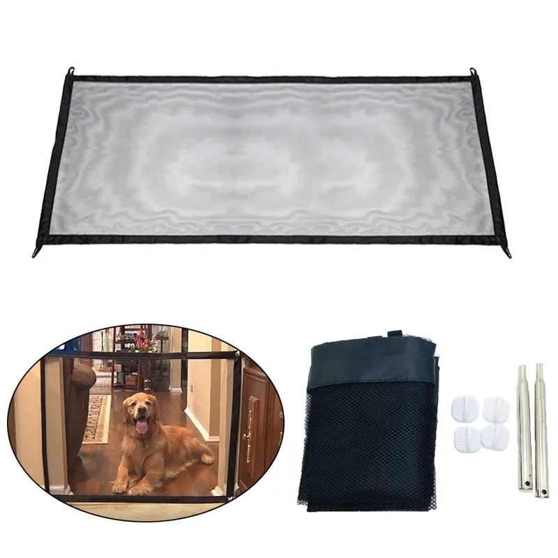 Dog Gate Magic-Gate dog isolation net portable folding pet isolation barrier dog barrier safety fence
Dog Gate Magic-Gate dog isolation net portable folding pet isolation barrier dog barrier safety fence