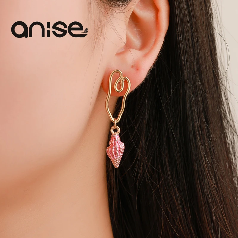 Bohemian Pink Color Geometric Sea Shell Drop Earrings For Women Irregular Conch Earring Fashion 2019 Ocean Beach Jewelry
Bohemian Pink Color Geometric Sea Shell Drop Earrings For Women Irregular Conch Earring Fashion 2019 Ocean Beach Jewelry