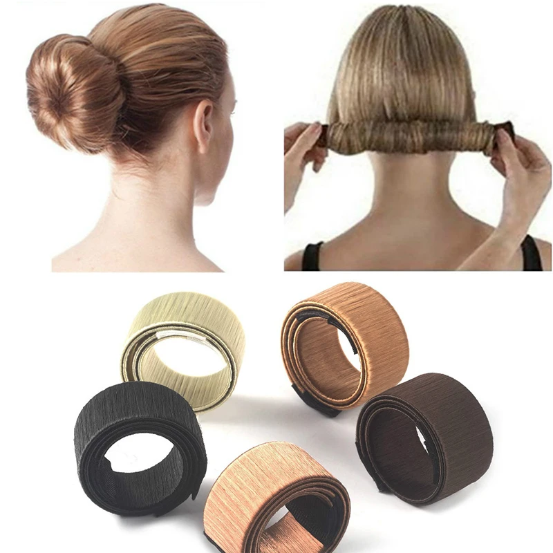 Women Girls Hair Styling Magic Diy Tool Bun Maker Styling