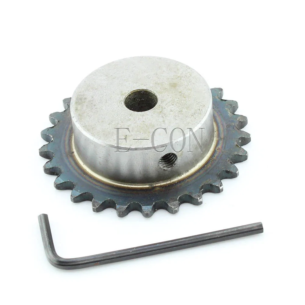 1pcs 15mm Bore 25 Teeth 25T Metal Pilot Motor Gear Roller Chain Drive Sprocket | Обустройство дома