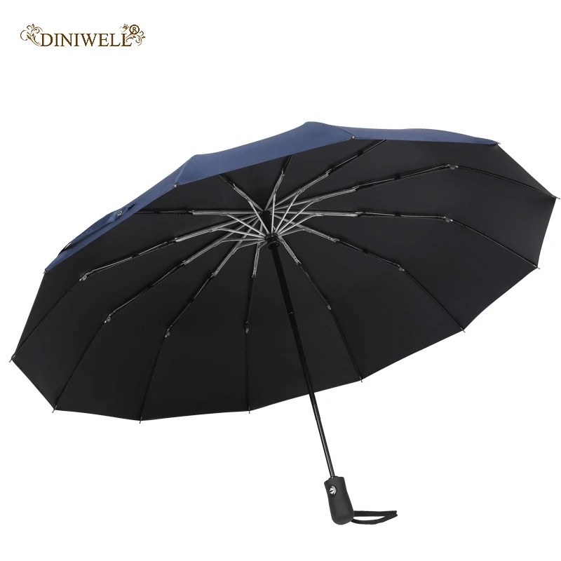 12 Ribs Windproof Travel Umbrella Man Full-Automatic Parasol Business Umbrellas Rain Women Three Folding Umbrella Black Coating
12 Ribs Windproof Travel Umbrella Man Full-Automatic Parasol Business Umbrellas Rain Women Three Folding Umbrella Black Coating