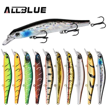 ALLBLUE Best Quality Fishing Wobbler 17.5g/110mm Suspend Minnow Pike Bass Fishing Lures With 6# Hook peche isca artificial
ALLBLUE Best Quality Fishing Wobbler 17.5g/110mm Suspend Minnow Pike Bass Fishing Lures With 6# Hook peche isca artificial