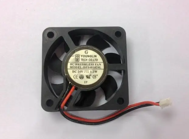

PRPKDFAN 40*40*10 DFS401024L 4CM 24V 1.2W 2 line frequency converter cooling fan