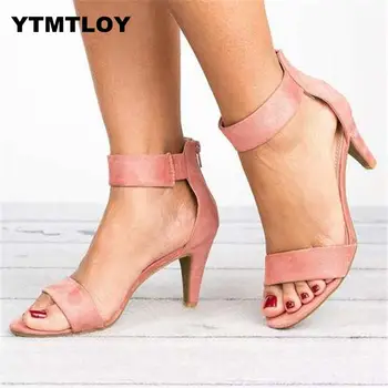 2019 Plus 35-43 Spring Women Thin High Heel Open Toe Zipper Suede Wedding Leopard Ladies Black Sandal Shoes Sapato Feminino Sexy
2019 Plus 35-43 Spring Women Thin High Heel Open Toe Zipper Suede Wedding Leopard Ladies Black Sandal Shoes Sapato Feminino Sexy
