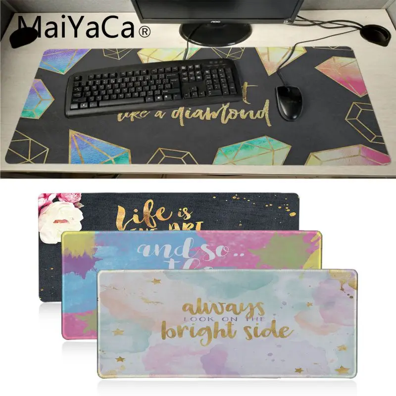 Maiyaca Beautiful Luxury Inspirational famous words pattern Office Mice Game Mouse Pad Gaming Pad mouse Gamer To Laptop Keyboard
Maiyaca Beautiful Luxury Inspirational famous words pattern Office Mice Game Mouse Pad Gaming Pad mouse Gamer To Laptop Keyboard