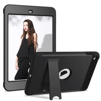 for iPad Mini 4/iPad Mini 5 Case, Heavy Duty Protection Hard Plastic Cover+Shock Absorbent Silicone Case with Kick-Stand
for iPad Mini 4/iPad Mini 5 Case, Heavy Duty Protection Hard Plastic Cover+Shock Absorbent Silicone Case with Kick-Stand