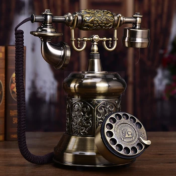 classical fashion antique Fixed telephone vintage rotating Dial numbers phone 
classical fashion antique Fixed telephone vintage rotating Dial numbers phone