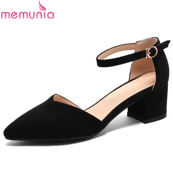 MEMUNIA 2019 new arrivle fashion pumps women shoes pointed tow thick heels buckle summer elegant comfortable shoes women's pumps
MEMUNIA 2019 new arrivle fashion pumps women shoes pointed tow thick heels buckle summer elegant comfortable shoes women's pumps