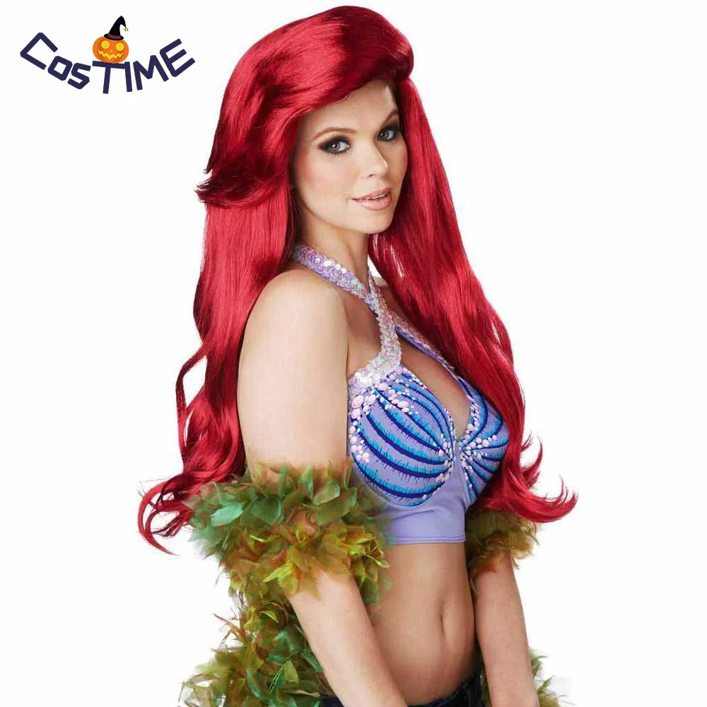 Little Mermaid Ariel Cosplay Wig Dark Red 70cm Long Curly Wavy Hair Adult Deluxe Mermaid Cosplay Poison Ivy Cosplay Hair
Little Mermaid Ariel Cosplay Wig Dark Red 70cm Long Curly Wavy Hair Adult Deluxe Mermaid Cosplay Poison Ivy Cosplay Hair